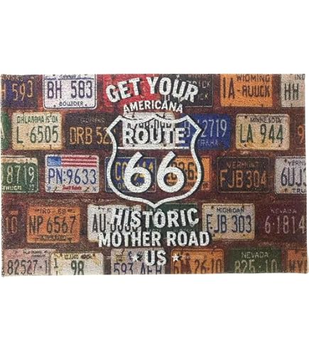 Amazon | 玄関マット (バドワイザー) ビール ロゴ フロアマット