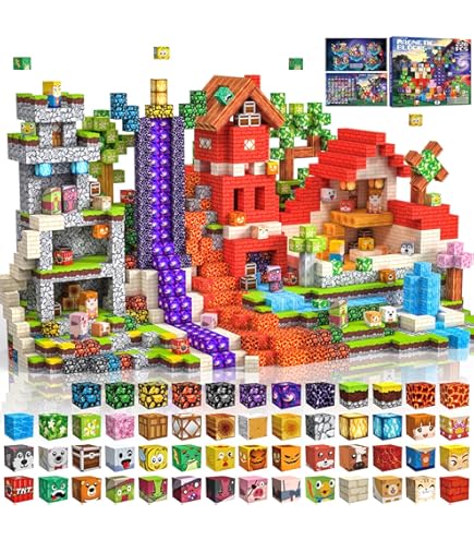 大量200個以上　磁気ブロック 知育　 Amazon.co.jp: 200 Pcs マグネットブロック 知育玩具 溶岩ビルディング