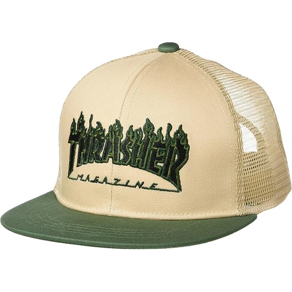 Amazon | Thrasher (スラッシャー) メッシュキャップ Embroidered