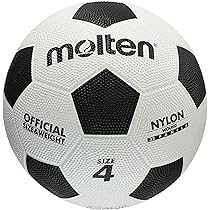 Amazon | モルテン(molten) サッカーボール 亀甲ゴム 4号 F4W