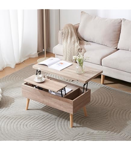 Amazon.co.jp: Alebert ローテーブル コーヒーテーブル センター