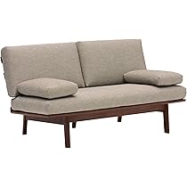 Amazon｜【カリモク正規品】ソファー 2人掛け ロング 布張 ブラウン幅