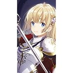 ひとりぼっちの異世界攻略 iPhoneSE/5s/5c/5 壁紙 視差効果 アンジェリカ