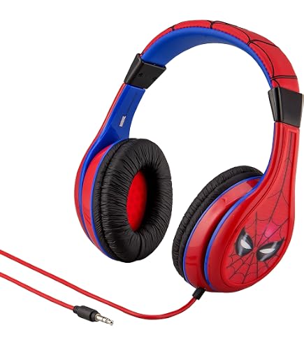 Amazon.co.jp: スパイダーマン(Spiderman) 子供用ヘッドフォン 3.5mm