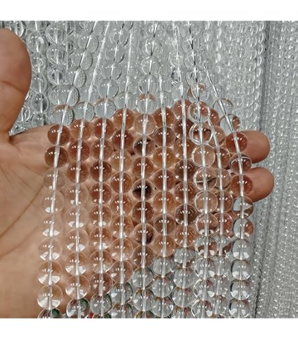 Amazon.co.jp: 4mm～16mm A モリオン 黒水晶 1連39cm 通し針、解説書