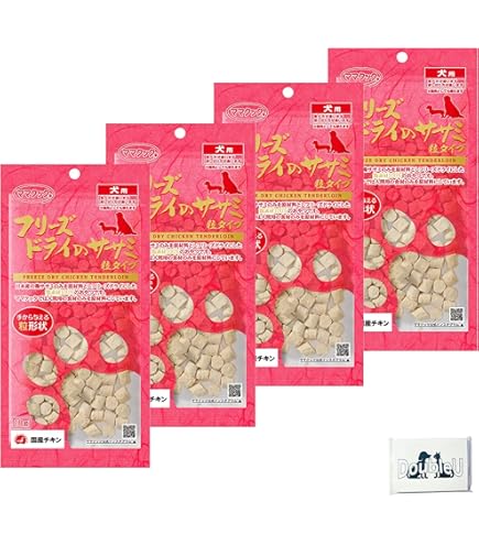 Amazon | ママクック フリーズドライのササミ 粒タイプ 犬用 18g