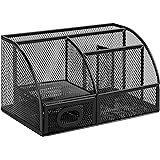 Amazonベーシック ペンホルダー オーガナイザー メッシュ 23.1×15.0×14.0cm ブラック