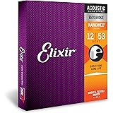 Elixir エリクサー アコースティックギター弦 NANOWEB 80/20ブロンズ Light .012-.053 #11052 【国内正規品】