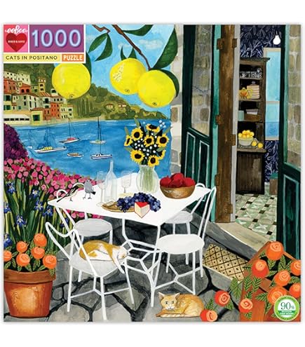 Amazon | eeBoo Piece & Love: Seaside Harbor - 1000ピース