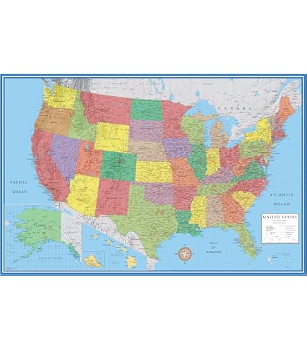 在庫わずか　貴重　アメリカ　マップ　地図　カリフォルニア　ポスター　包装紙 在庫わずか 貴重 アメリカ マップ 地図 カリフォルニア ポスター