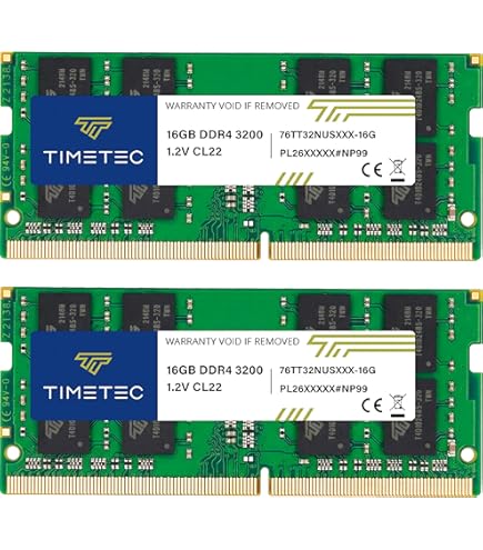 A-Tech 32GB DDR4 3200 MHz SODIMM PC4-25600 (PC4-3200AA) CL22 2Rx8