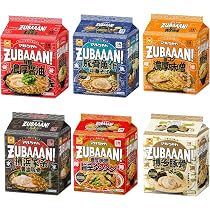 Amazon.co.jp: 6種類セットズバーン3食パック (計18食) 背脂濃厚醤油