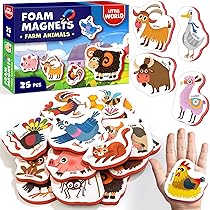 Amazon.co.jp: 冷蔵庫マグネット フォーム材 子供用 動物 : おもちゃ