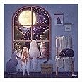 Pintoo H3453 900 Piece Plastic Jigsaw Puzzle [Limduey_Moonview] (17.7 x 17.7 inches (45 x 45 cm)), Difficult No Fragments, Clicky