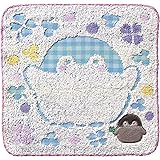 丸眞 ハンドタオル コウペンちゃん 25×25cm 幸せアイテム 綿100% アップリケ刺繍 無撚糸使用 5355000900