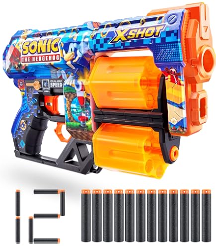 XShot X-Shot Skins Dread Poppy Playtime - Jumpscare (12 Darts) by