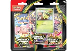 Pokemon TCG Mega Evolutions 3 Perfect Order Three Booster Blister