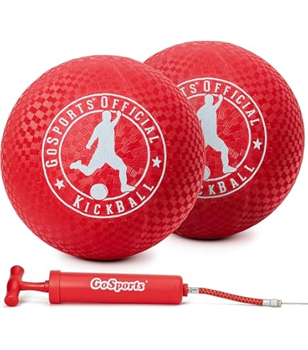 Ballon Kickball Officiel Franklin Caoutchouc Taille 10 - Neuf - Rouge