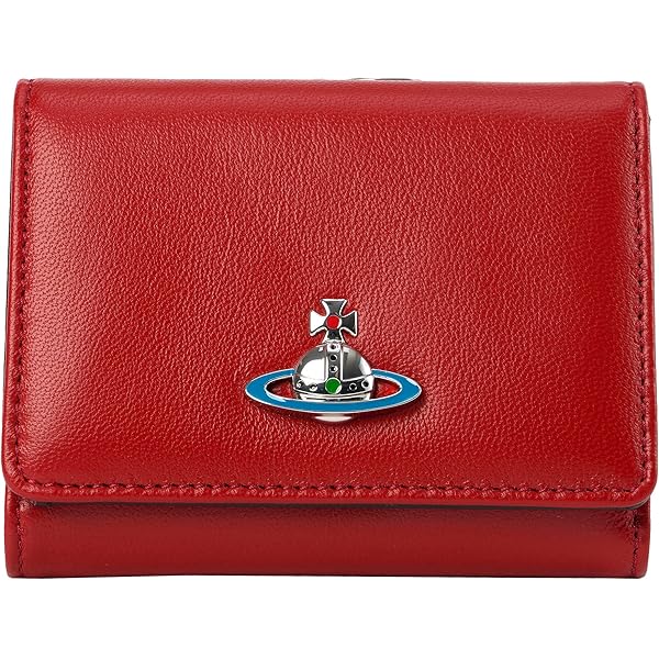 Vivienne Westwoodレッド三つ折り財布 Vivienne Westwood ヴィヴィアンウエストウッド 三つ折り財布