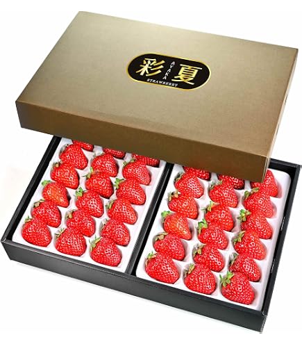 Amazon.co.jp: 常識を超えた甘さ 最高級 夏イチゴ 「彩夏 あやか」30粒