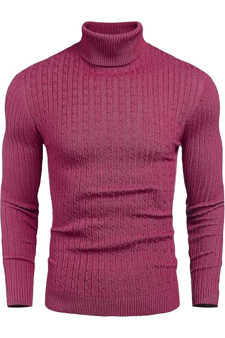 Kintted Turtleneck Pullover Sweaters 