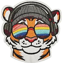 Amazon.co.jp: Wikineon タイガーパッチ ワッペン アイロン&縫い