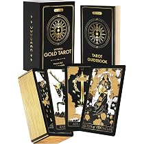 Amazon.co.jp: Wyspell ゴールド タロットカード 初心者向け (English
