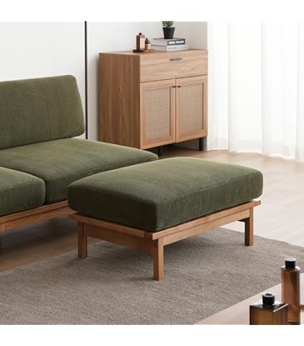 Amazon｜【カリモク正規品】オットマン スツール 平織布地 ブラウン