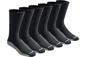 Dickies Men's Dri-tech Moisture Control Max Full Cushion Crew Socks Multipack