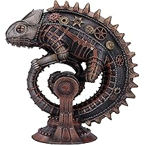 Amazon.co.jp: ブロンズ メカニカル カメレオン スチームパンク
