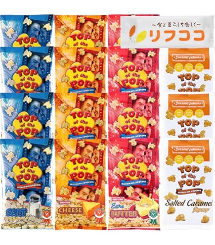 Amazon.co.jp: トップオブザポップ ポップコーン バター 100g 90セット