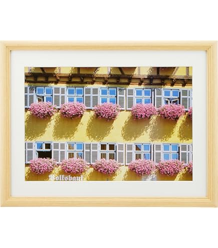 Amazon.co.jp: FUJICOLOR 額縁 YM-3 アクリル 木地 A3 木製 ベージュ