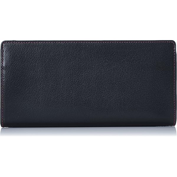 Amazon | [キタムラ] 財布 長財布 ZH0070 ダークブルー/ワイン