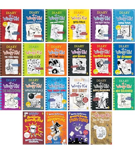Amazon.co.jp: diary of a Wimpy Kid 16冊 箱入りセット 完全