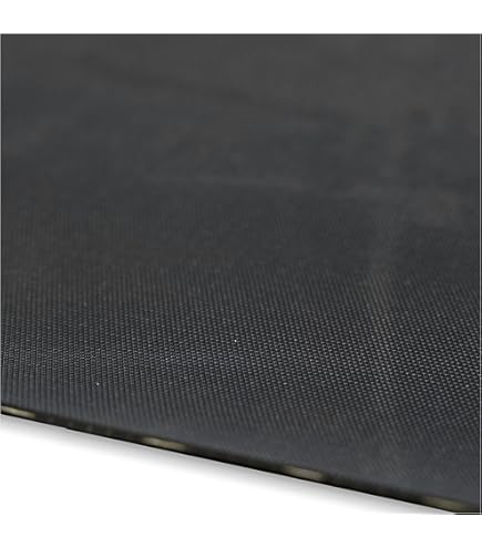 Amazon.co.jp: 天然ゴム(黒/両面エンボス) 厚さ5mm×幅1.6M×長さ3M ゴム