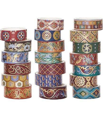 Amazon.co.jp: 和柄 マスキングテープ マステ 8柄各1個セット