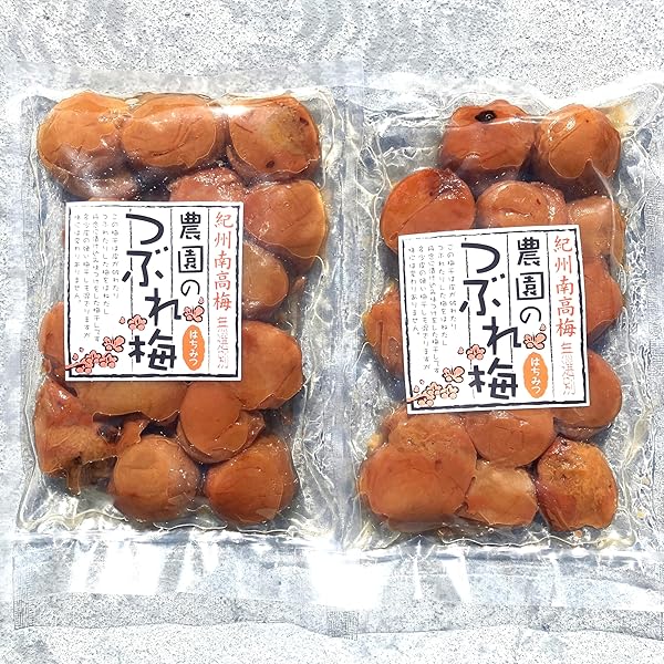Amazon | 梅干し 訳あり つぶれ梅 はちみつ梅 塩分4％ 800g キズあり