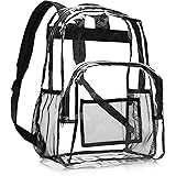Amazon Basics School Backpack, Clear, School Backpack