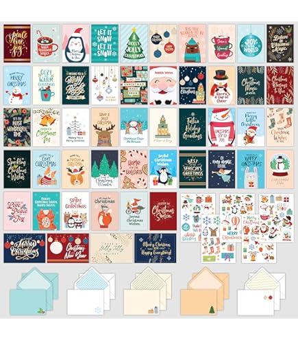 Snapklik.co : Better Office Products 50 Pack Christas Cards - View #3