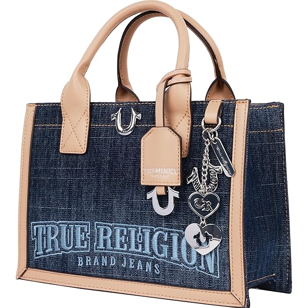 Amazon | True Religionデニムショルダーバッグ、調節可能なストラップ