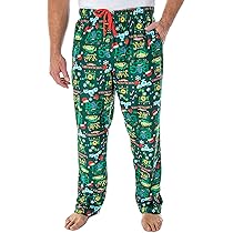 Allover Print Lounge Sleep Pajama Pants 