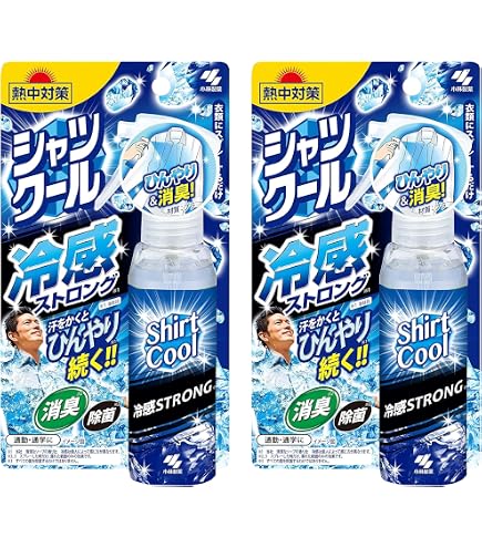 熱中対策 シャツクール 冷感ストロング 大容量詰め替え 370ml 2個セット