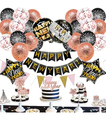 Amazon | 新年 パーティーグッズ 装飾 newyearパーティー 飾り付け