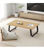 Amazon｜エイアイテック(AITECH) 折畳座卓 幅90cm ナチュラル SMFT-01