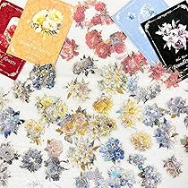 Amazon.co.jp: Doyime 80枚 蝶 シールセット コラージュ 素材