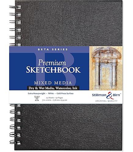 Amazon.co.jp: Zeta Wirebound Sketchbook 6X8 by Stillman & Birn