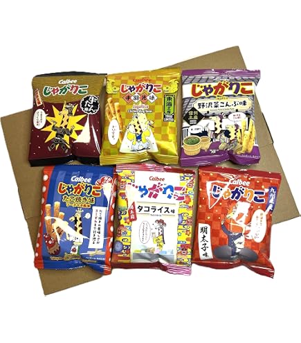Amazon.co.jp: カルビー じゃがりこ 地域の味シリーズ 8種類 8袋×2