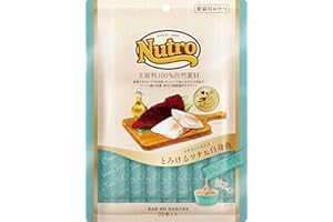 Nutro とろける ツナ&白身魚 ツナフレーク入り 香料・着色料 無添加 12g×20本入り 猫用おやつ 成猫用 アダルト キャットフード 猫 主原料100％厳選自然素材 水分補給 ニュートロ