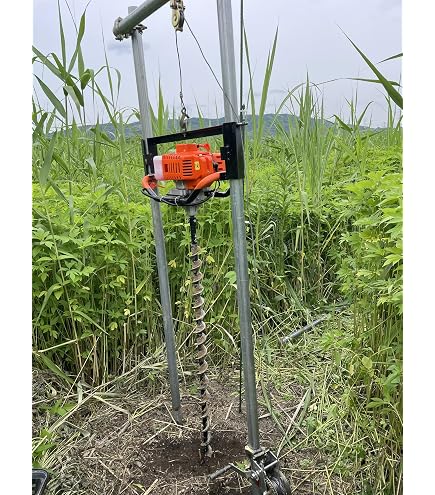 Amazon | 水圧電動井戸掘り機 ドリルビット付き | 穴掘り
