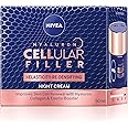 NIVEA Cellular Elasticity & Re-Densifying Night Cream (50ml), Anti Aging Face Cream for Women, Collagen Face Moisturiser, Nig